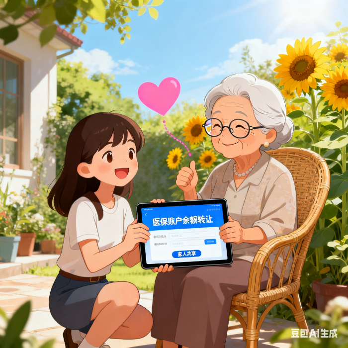 醫(yī)保賬戶余額轉給家人插圖