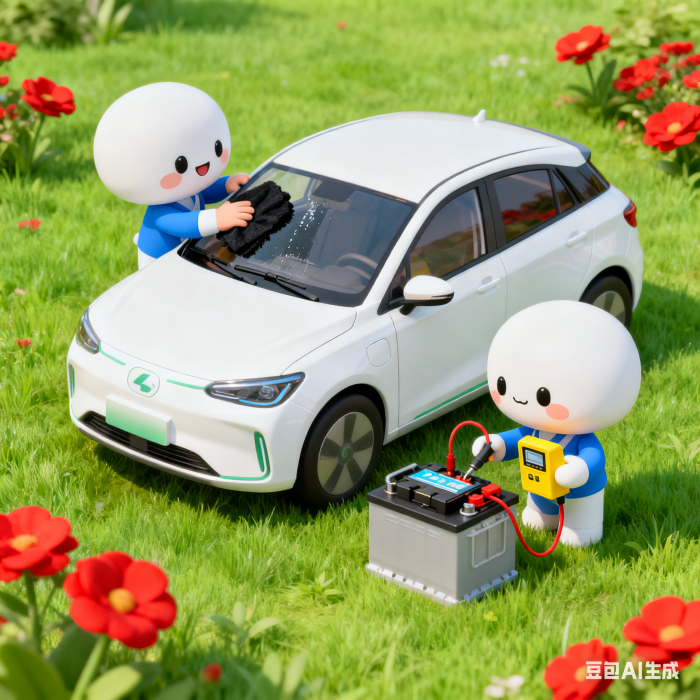 創(chuàng)建新能源車保養(yǎng)插圖